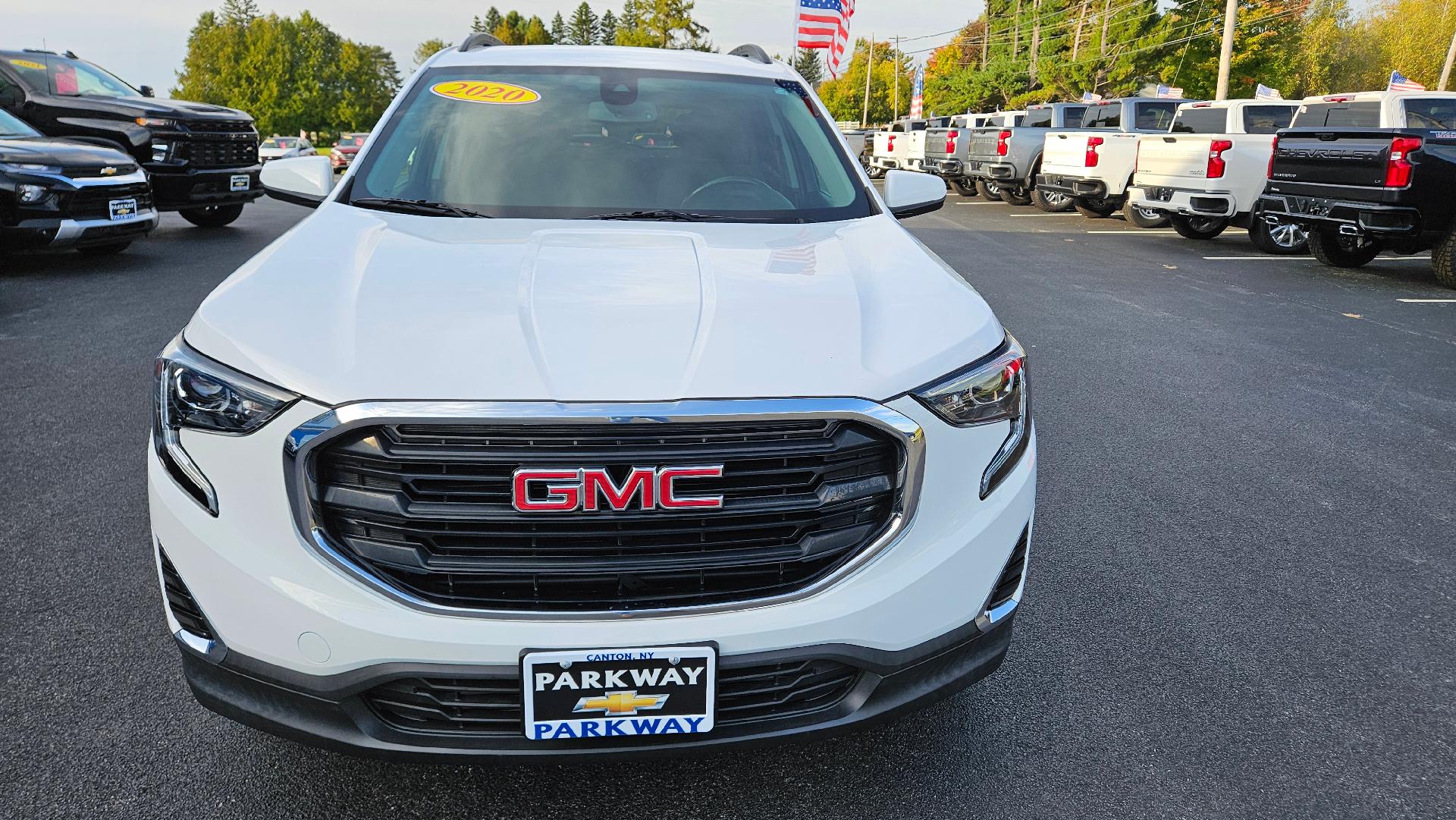 Used 2020 GMC Terrain SLE with VIN 3GKALTEV9LL311195 for sale in Canton, NY