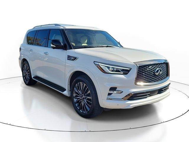 Certified 2024 INFINITI QX80 Sensory 4WD with VIN JN8AZ2BE6R9328292 for sale in Tampa, FL