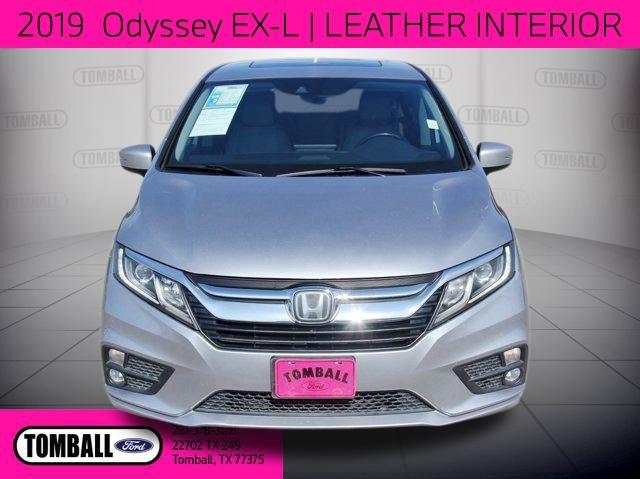 Used 2019 Honda Odyssey EX-L with VIN 5FNRL6H72KB062166 for sale in Tomball, TX