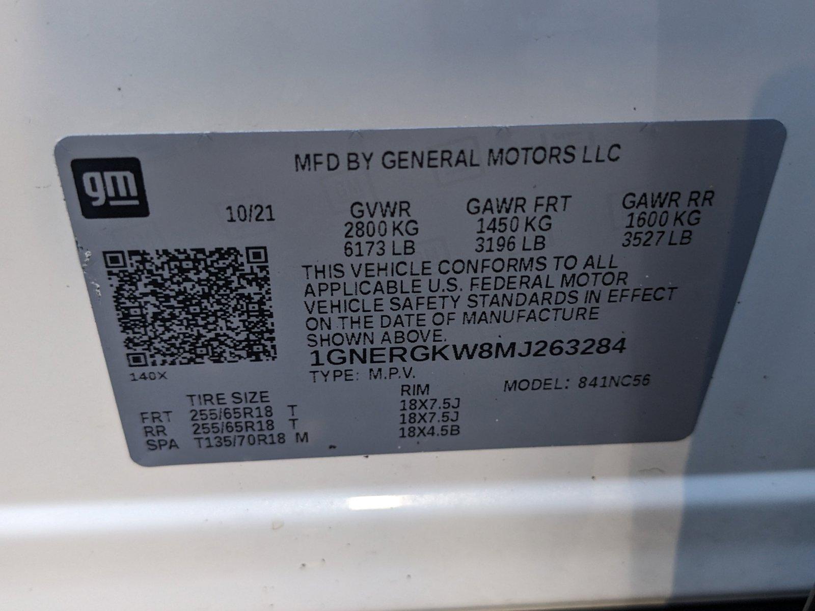 2021 Chevrolet Traverse Vehicle Photo in GREENACRES, FL 33463-3207