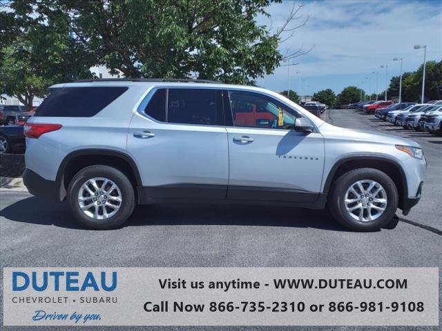 Used 2021 Chevrolet Traverse 1LT with VIN 1GNEVGKW2MJ143363 for sale in Lincoln, NE