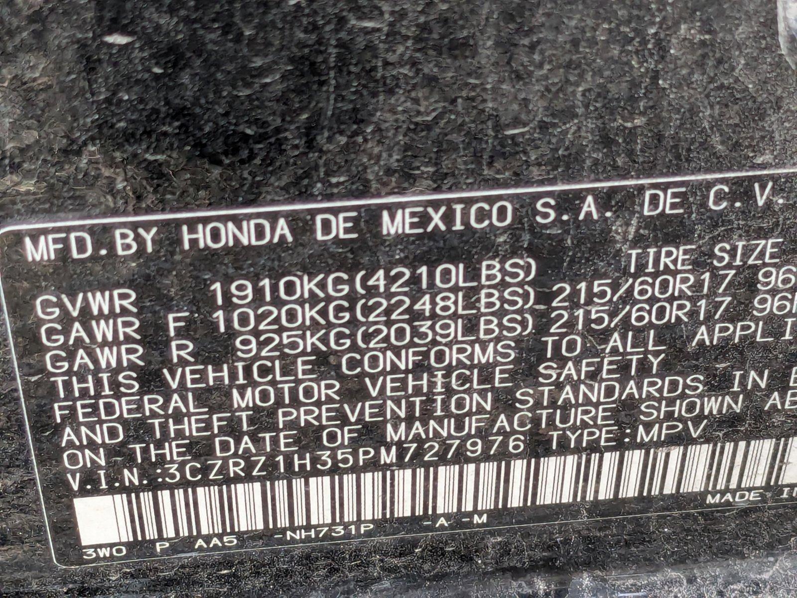 2023 Honda HR-V Vehicle Photo in Miami, FL 33015