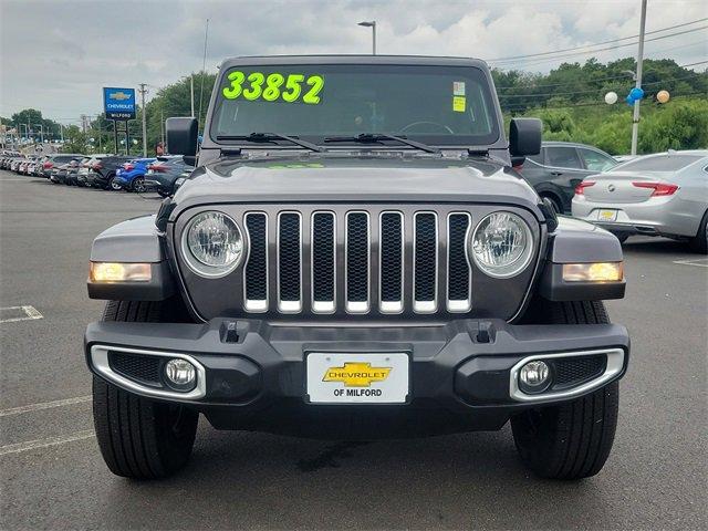 Used 2021 Jeep Wrangler Unlimited Sahara with VIN 1C4HJXEG5MW621350 for sale in Milford, CT