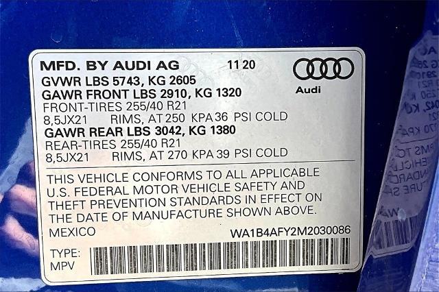 2021 Audi SQ5 Vehicle Photo in Tulsa, OK 74129