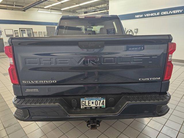 Certified 2021 Chevrolet Silverado 1500 Custom with VIN 1GCPYBEK1MZ226224 for sale in Alexandria, MN