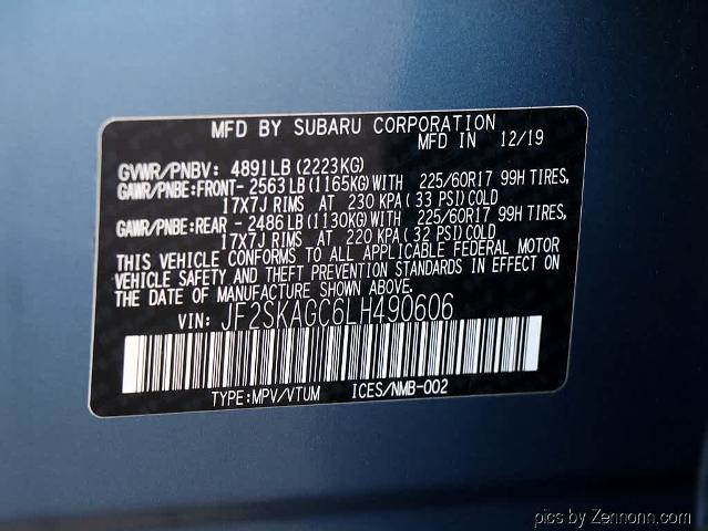 2020 Subaru Forester Vehicle Photo in LIBERTYVILLE, IL 60048-3287