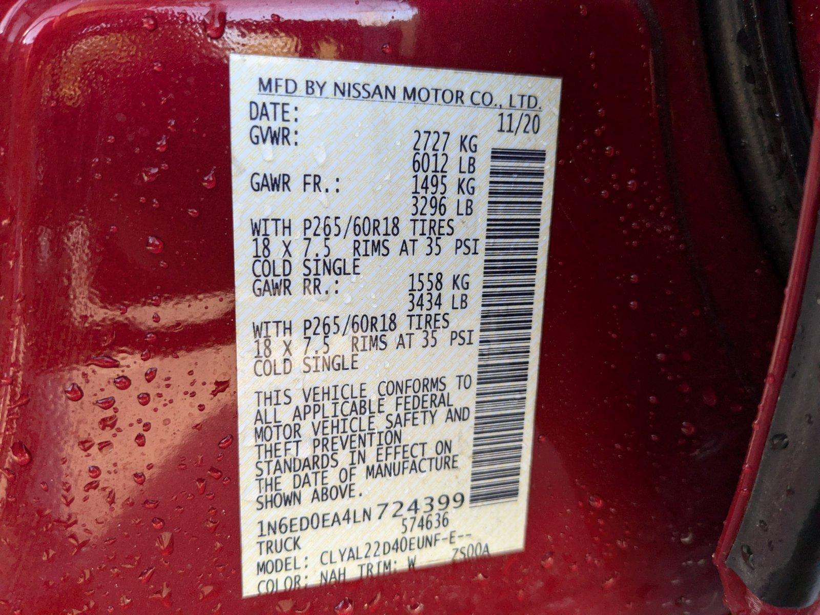 2020 Nissan Frontier Vehicle Photo in Maitland, FL 32751