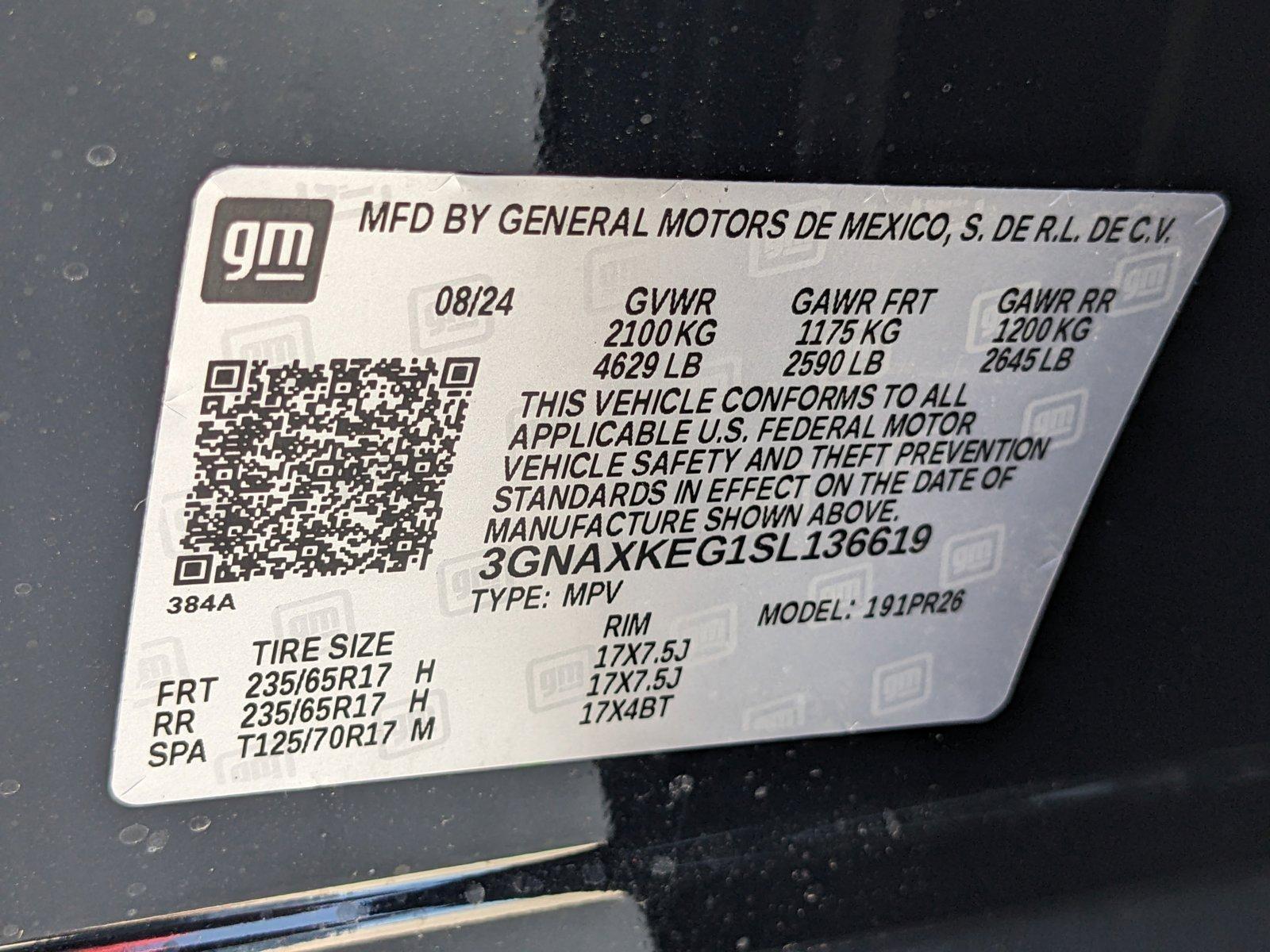 2025 Chevrolet Equinox Vehicle Photo in MIAMI, FL 33172-3015