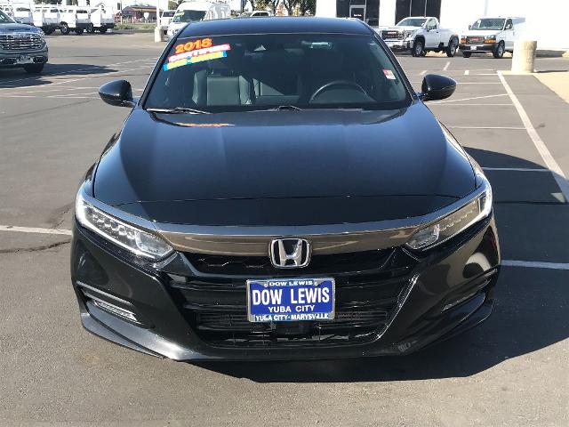 Used 2018 Honda Accord Sport with VIN 1HGCV1F39JA191713 for sale in Yuba City, CA