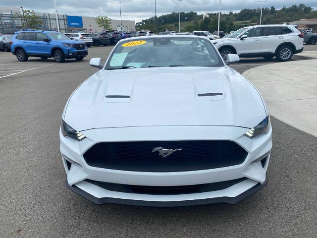 Used 2022 Ford Mustang EcoBoost Premium with VIN 1FATP8UH6N5102068 for sale in Wexford, PA