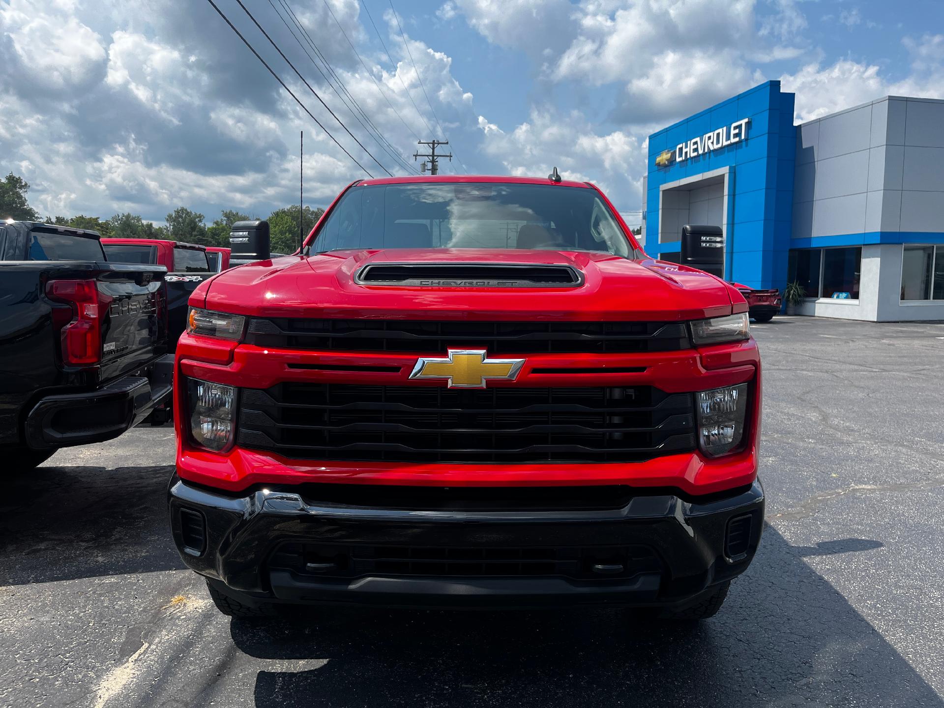 Used 2024 Chevrolet Silverado 2500HD Custom with VIN 2GC4YME73R1100179 for sale in Clare, MI