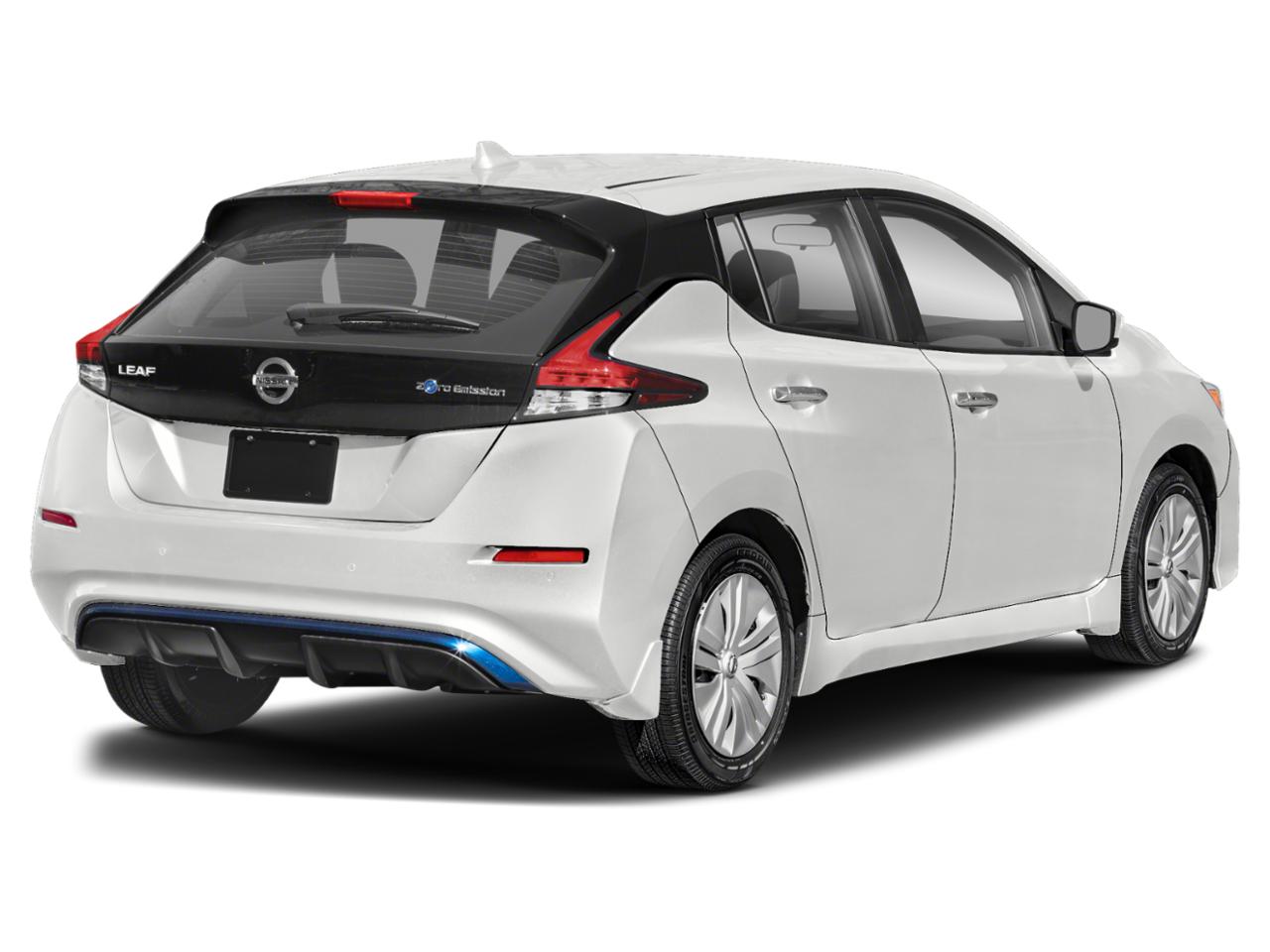 white nissan leaf 2022