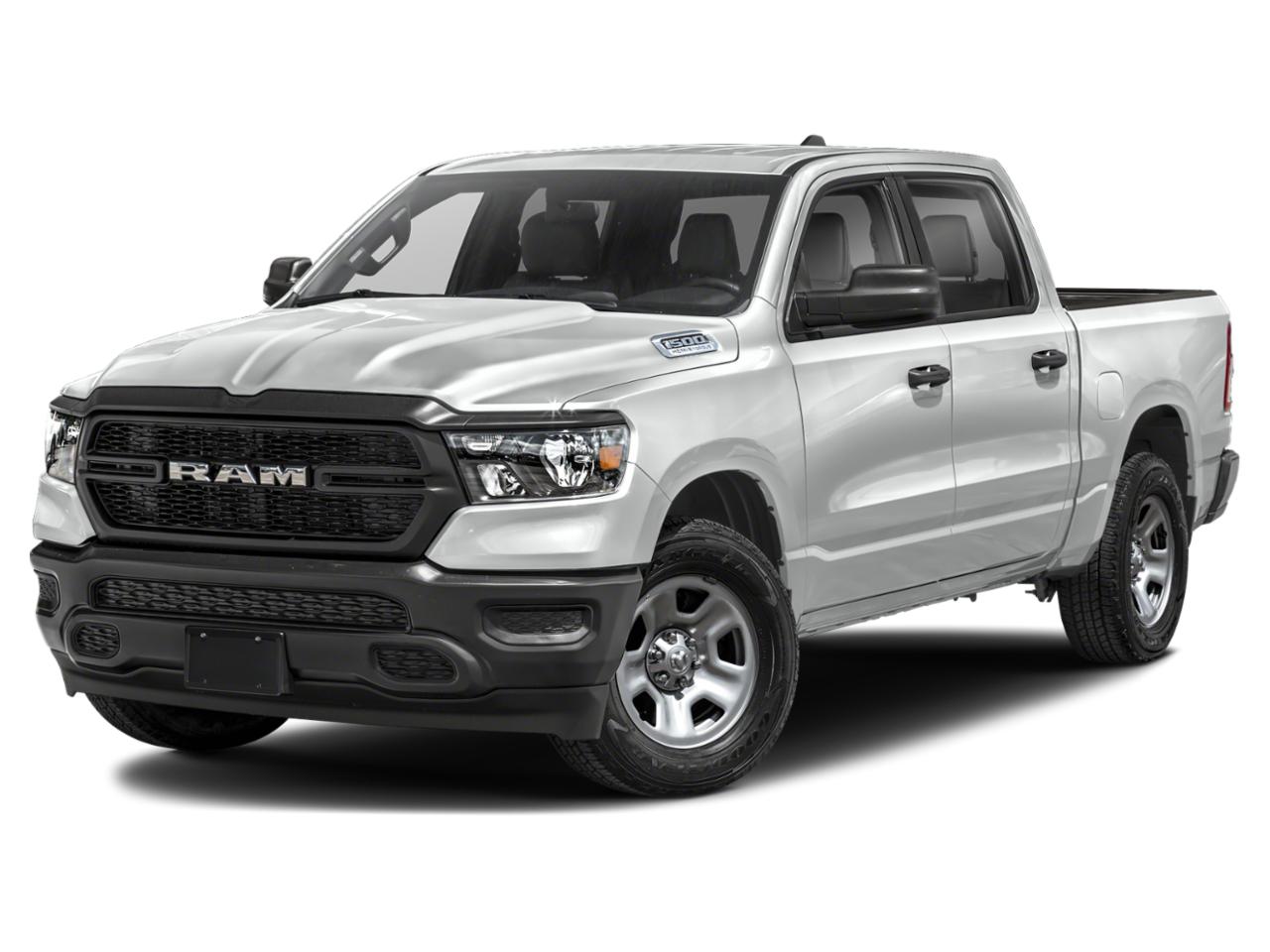 White 2025 Ram 1500 Tradesman 4x4 Crew Cab 5'7" Box for Sale at