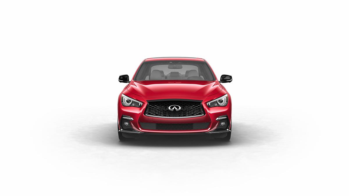 Certified 2023 INFINITI Q50 RED SPORT with VIN JN1FV7DR6PM590871 for sale in Tampa, FL