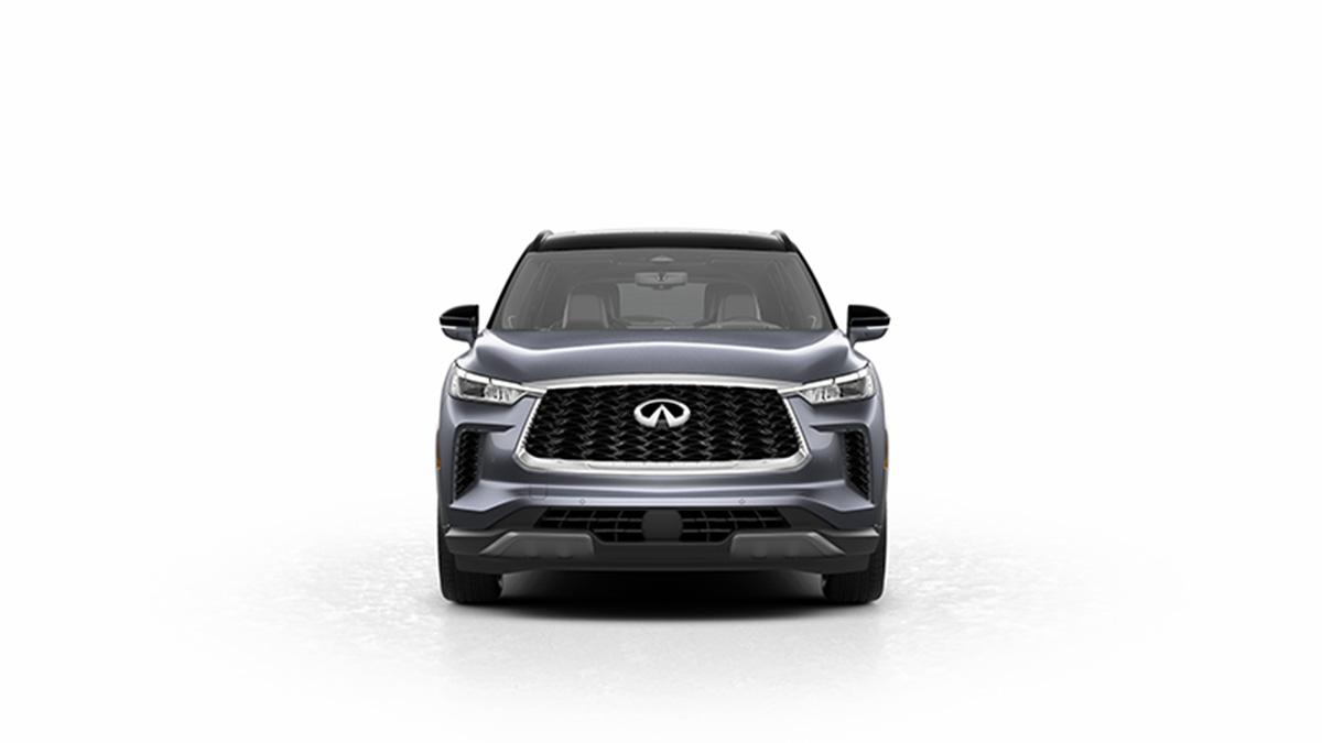 A 2024 INFINITI QX60 in Tampa FL dealer INFINITI OF TAMPA. Blue