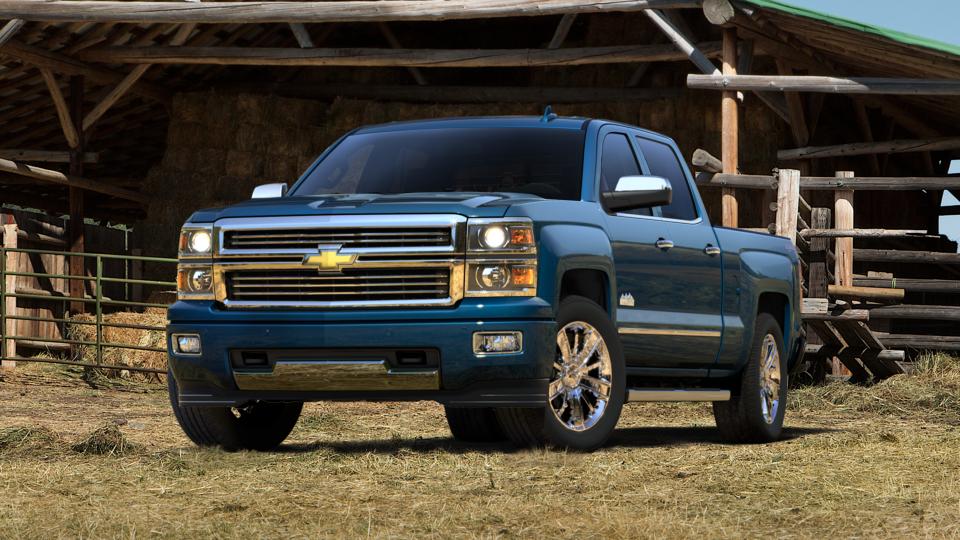 Used 2015 Blue Chevrolet Silverado 1500 Crew Cab Standard Box 4-Wheel ...